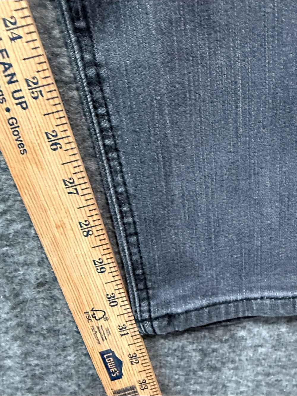 JACKSON Black Skinny Jeans‎ with White Side Stripes Size 36 - Picture 7 of 7